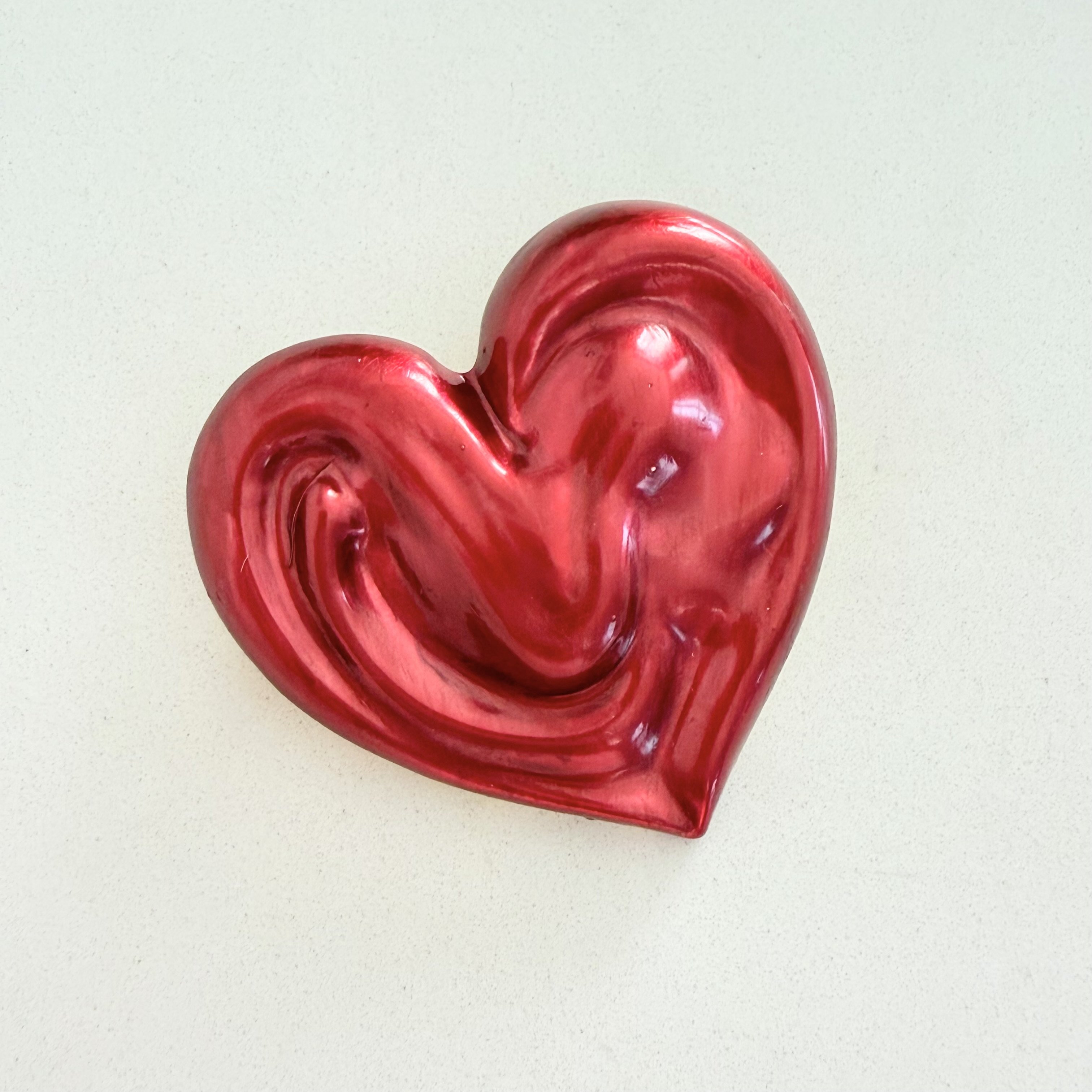 Kırmızı Kalp Broş