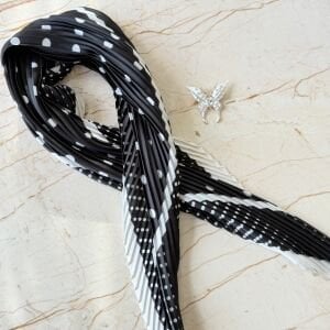 Kelebek Broş Fular Kombin (70*70cm)