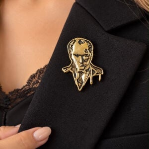 Mustafa Kemal Atatürk Silüet Broş