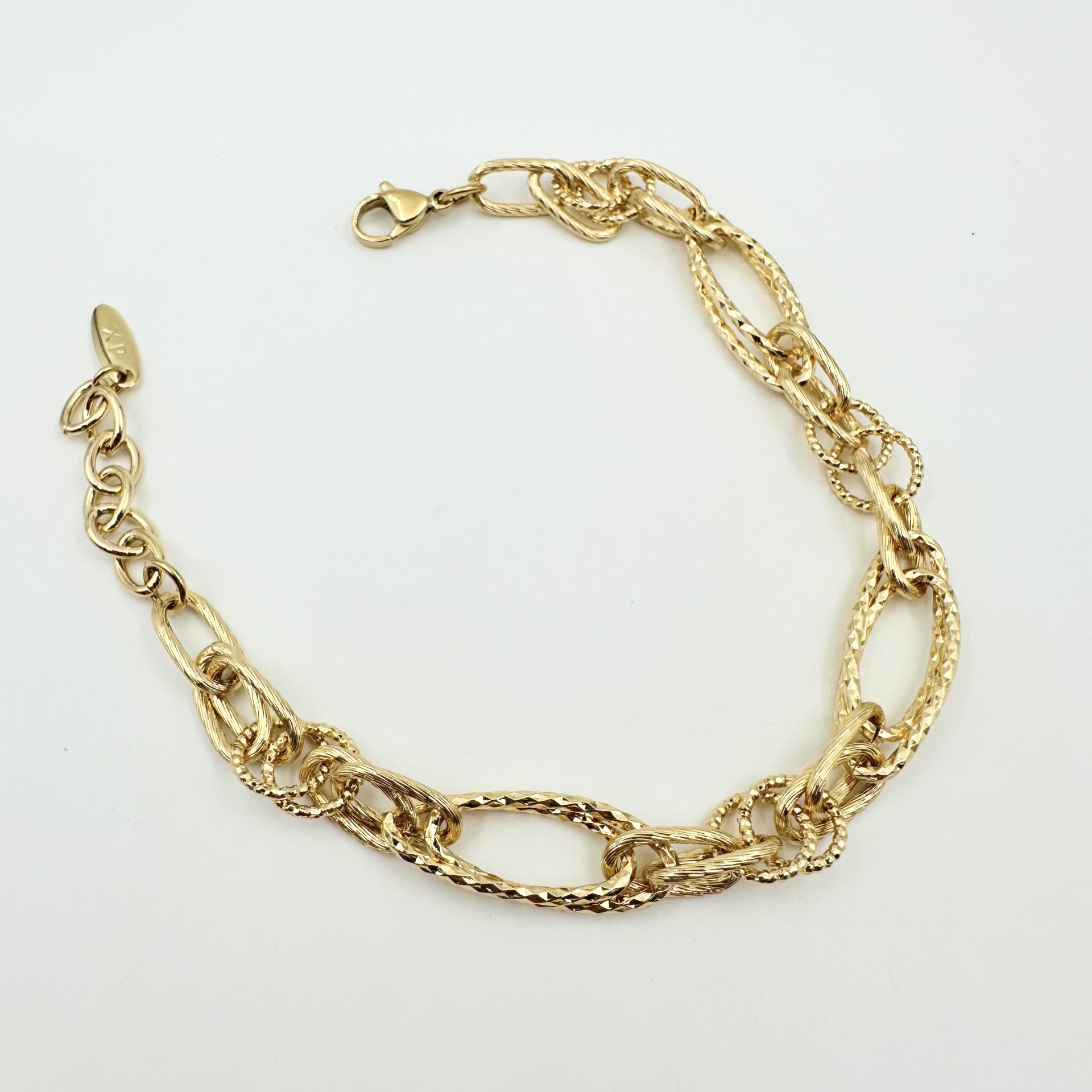 Özel Seri Lazer Kesim Geçmeli Halka Bileklik