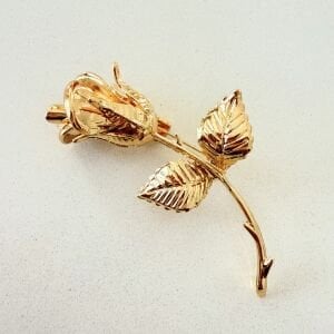 Gold Gül Broş