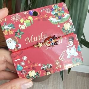 Geyik Murano Cam Bileklik