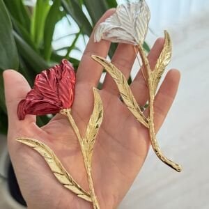 Kırmızı Gül Broş