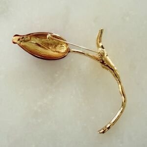 Kırmızı Lale Broş