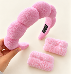 Pembe Makyaj Tacı Ve Bileklik