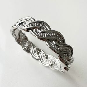 Örgü Kelepçe -silver-