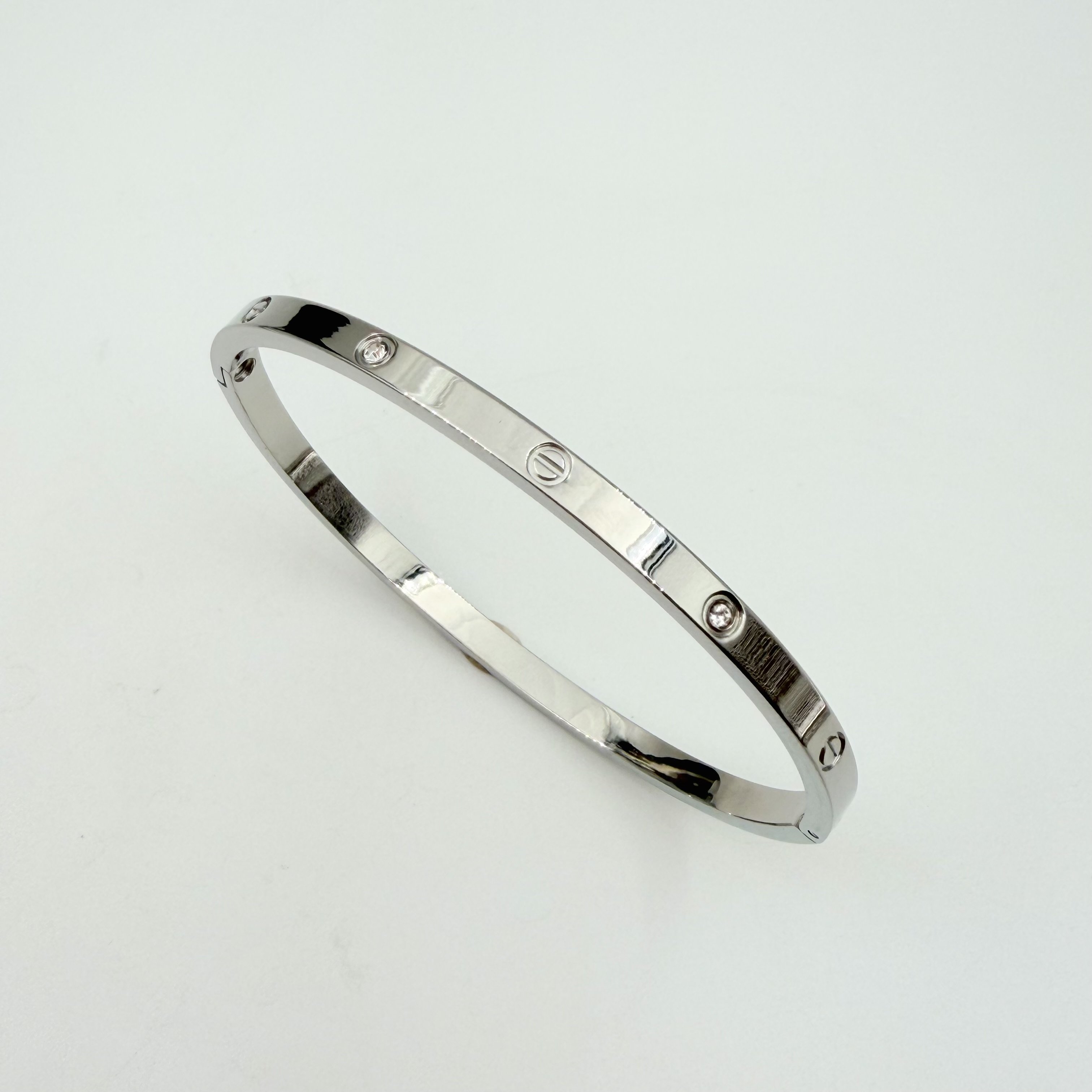 Çelik İnce Taşlı Kelepçe (17cm)