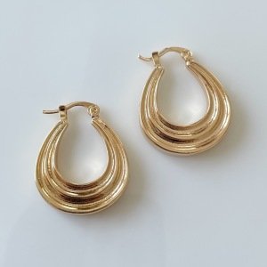 Gold Çanta Küpe