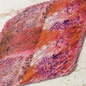 Çiçek Broş Pliseli İpek Saten Fular Kombin