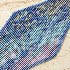 Arı Broş Pliseli İpek Saten Fular Kombin