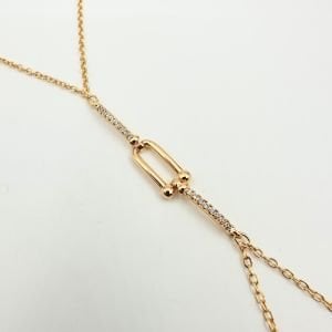 Altın Kaplama Gold Taşlı Şahmeran
