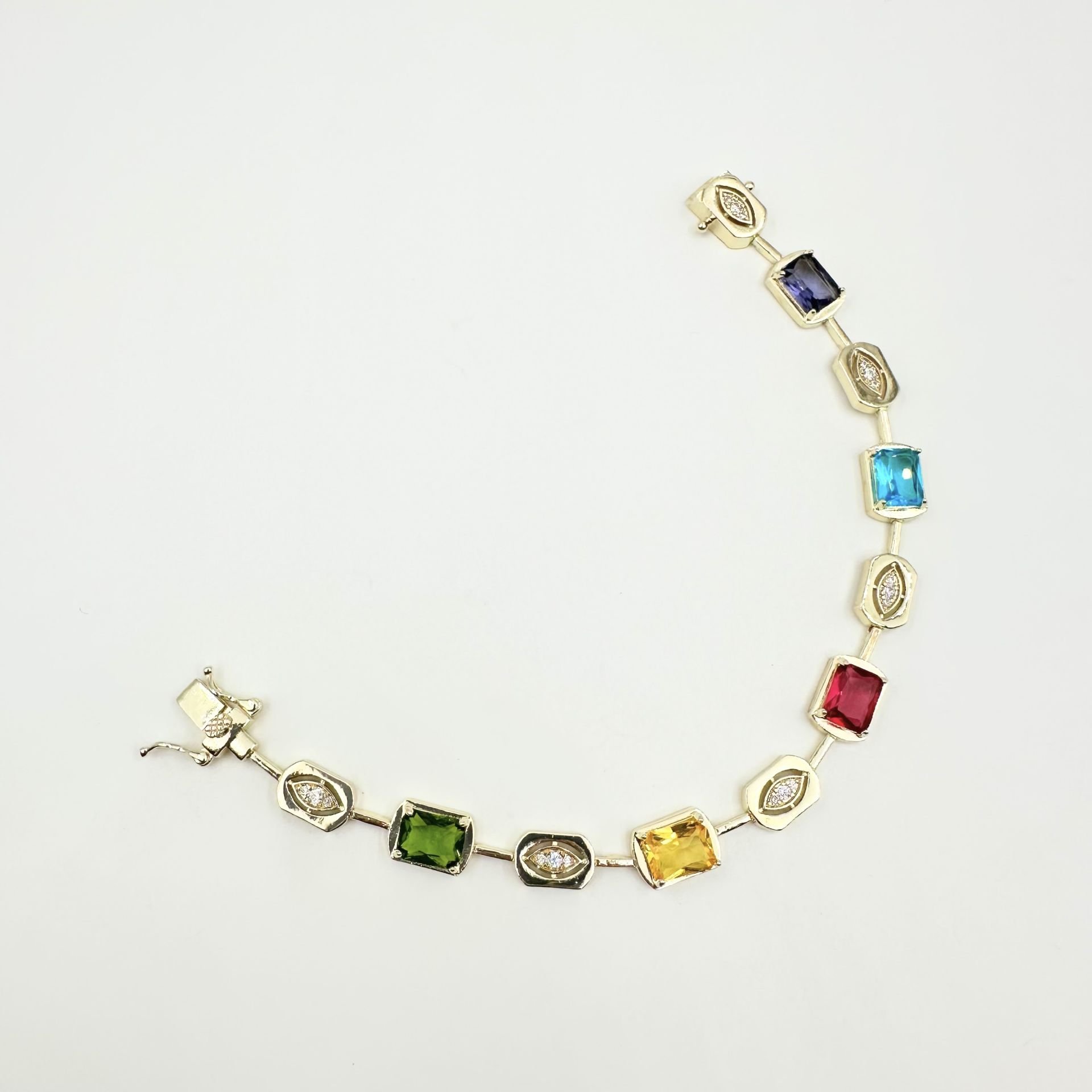 Özel Seri Renkli Taşlı Bileklik