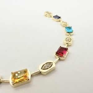 Özel Seri Renkli Taşlı Bileklik