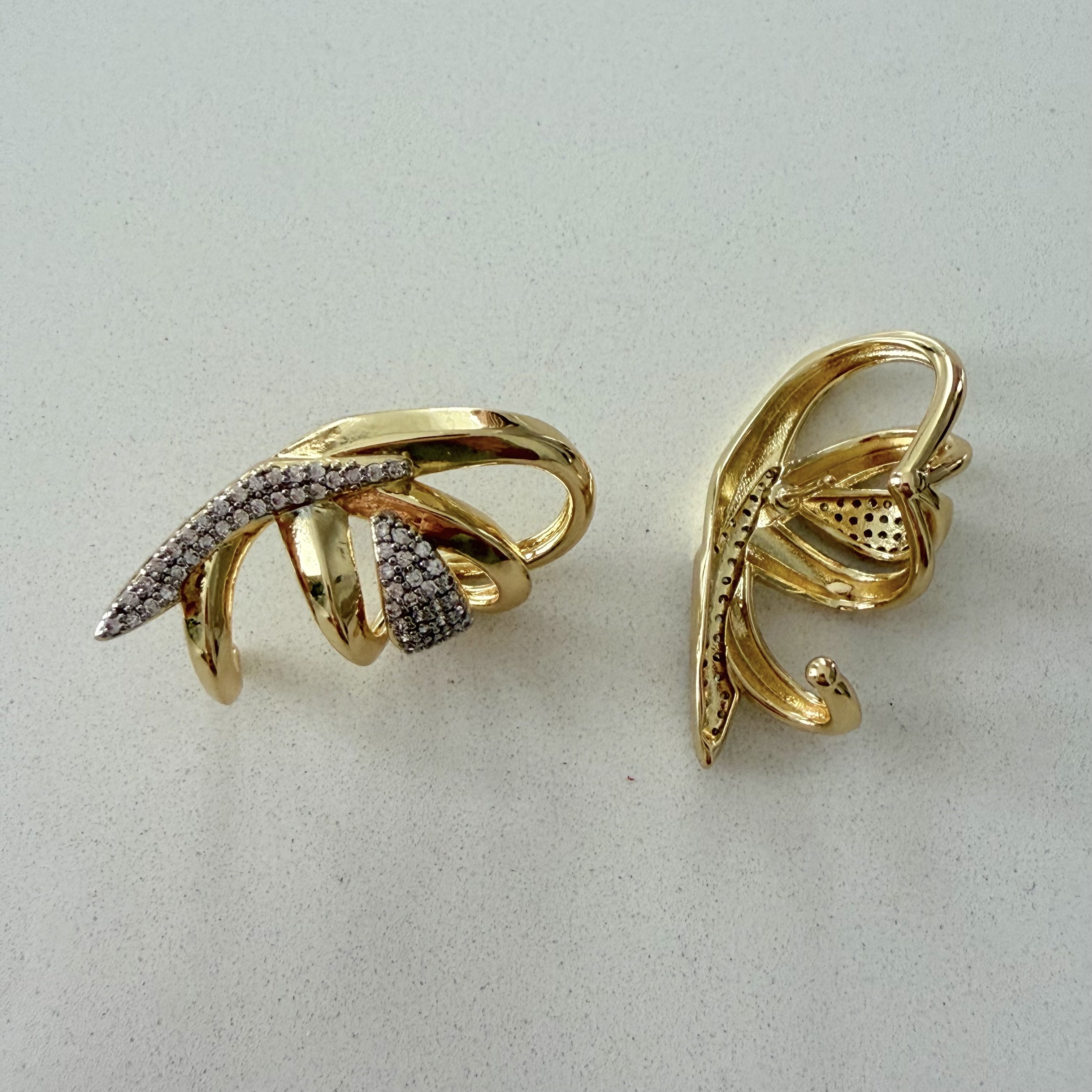 Altın Kaplama 5’li Görünüm Küpe