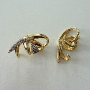 Altın Kaplama 5’li Görünüm Küpe