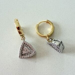 Altın Kaplama Marka Model Halka Küpe