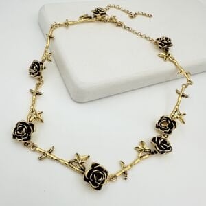 Gül Choker Kolye