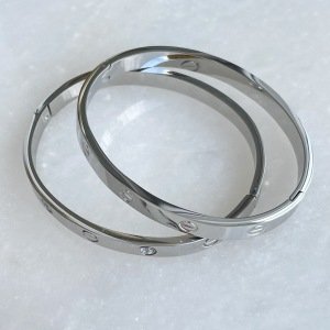 Marka Model Çelik Kelepçe Silver