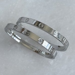 Marka Model Çelik Kelepçe Silver