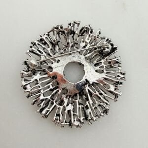 Renkli Taşlı Çelenk Broş