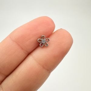 Silver Renk Tragus Küpe