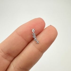 Sıralı Taş Tragus Küpe