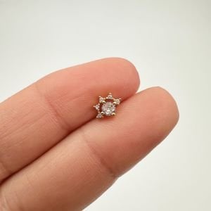 Taşlı Tragus Küpe