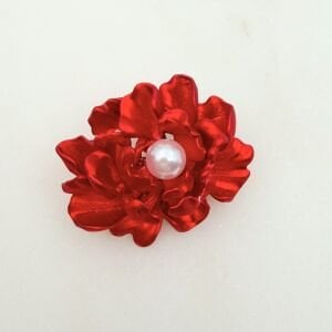 Kırmızı Karanfil Broş