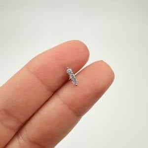 Sıralı Taş Tragus Küpe