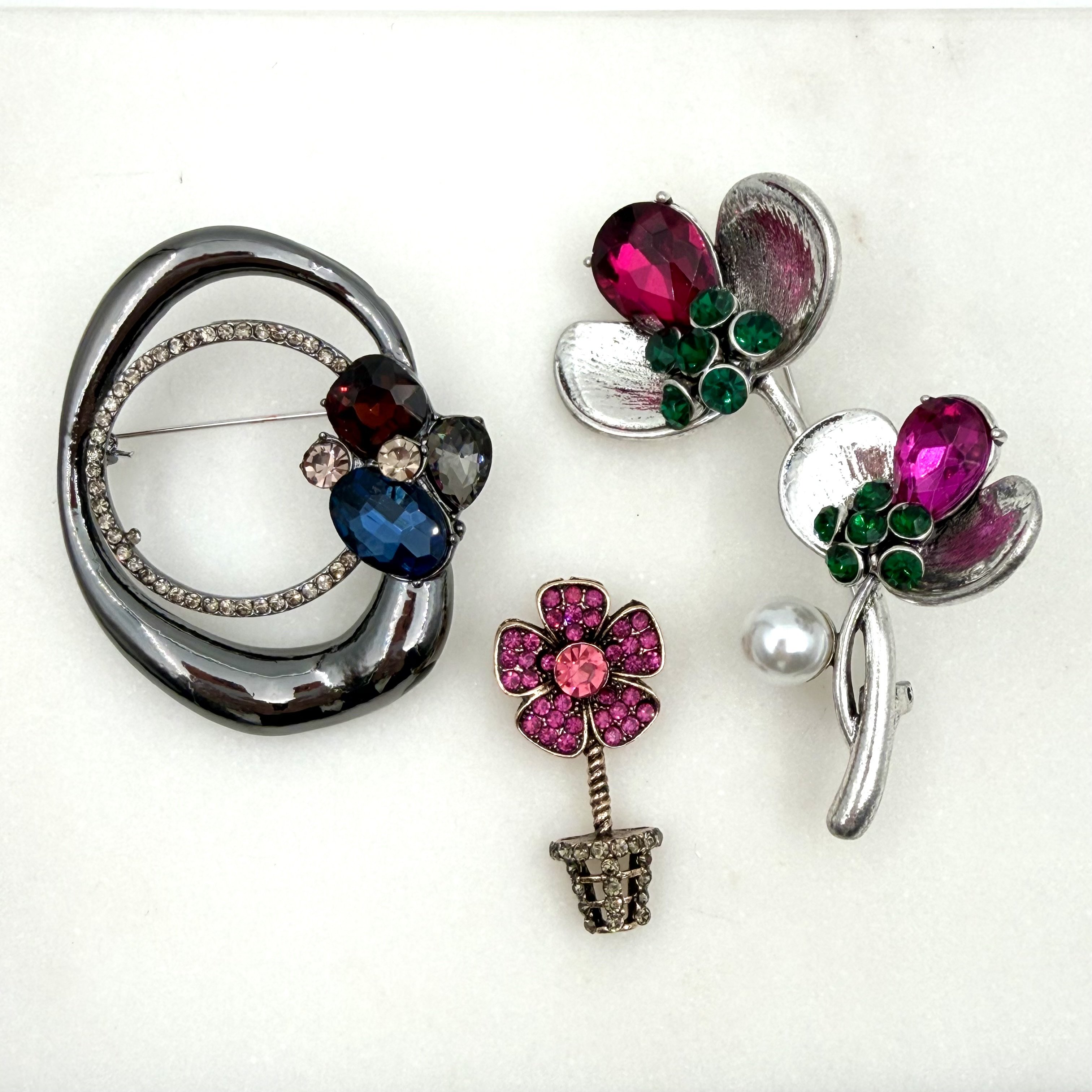 Renkli Ruh 3’lü Broş Seti