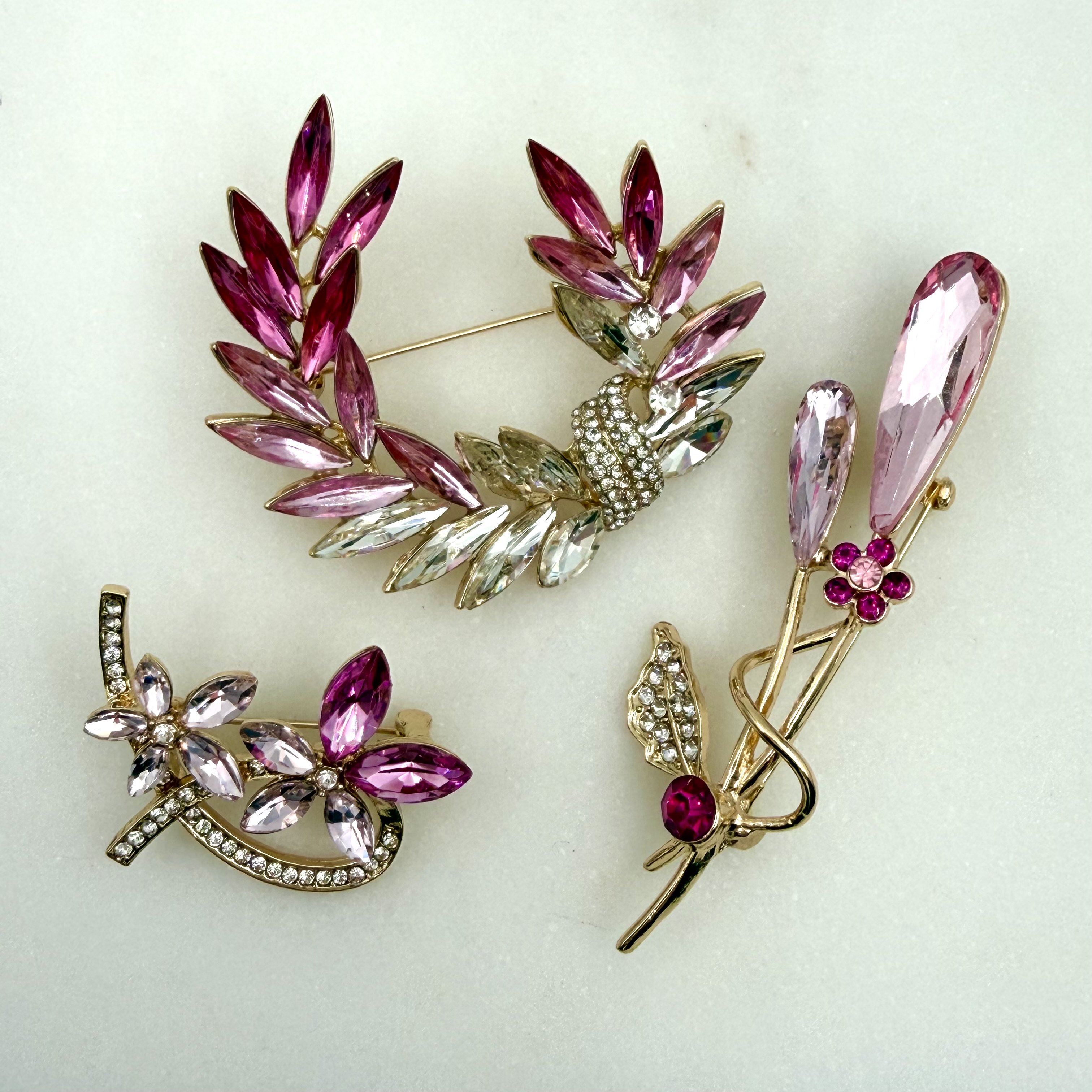 Pembe Düşler 3’lü Broş Seti