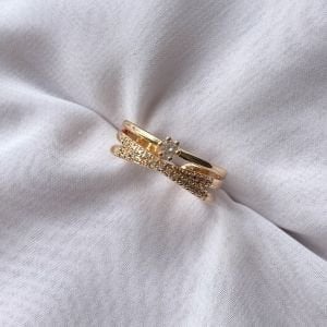 Taşlı 3 sıra Yüzük