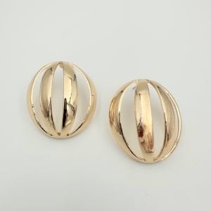 Altın Kaplama Gold Kafes Model Küpe