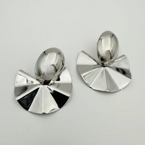 Altın Kaplama Silver Sallantılı Yelpaze Küpe