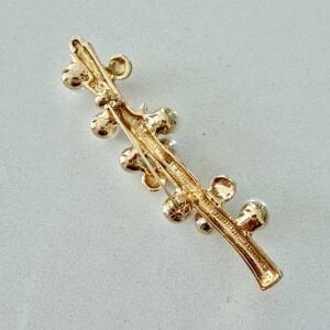 İnci Taş Detaylı Dal Broş