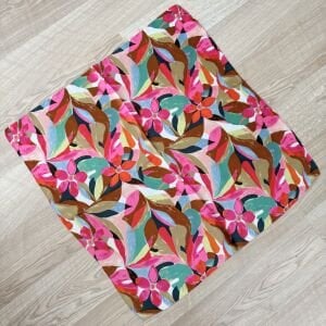 Renkli İpek Saten Fular (70*70cm)