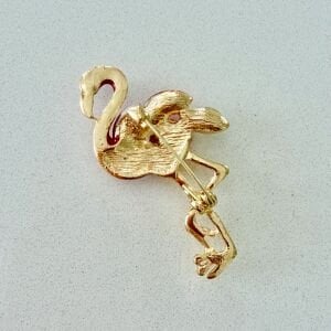 Taşlı Pelikan Broş