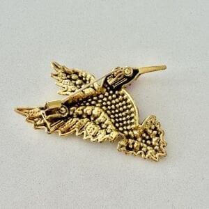 Taşlı Anka Kuşu Broş