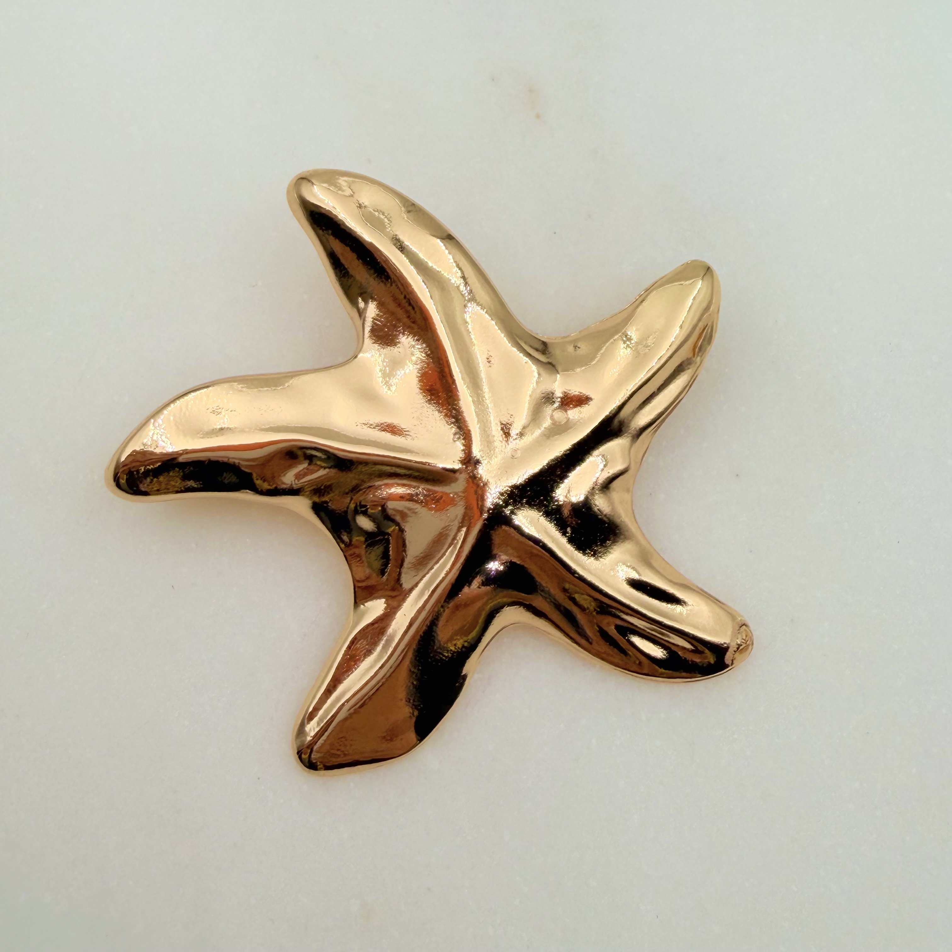 Gold Deniz Yıldızı Broş
