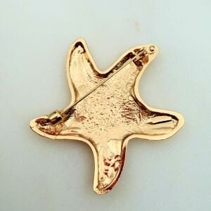 Gold Deniz Yıldızı Broş
