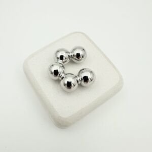 Özel Seri Bubble Kıkırdak Küpe - silver-