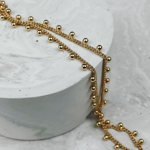 Özel Seri Mini Topçuk Detaylı Kolye