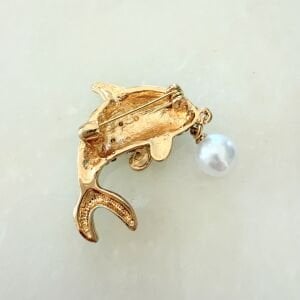 Yunus Balığı Broş