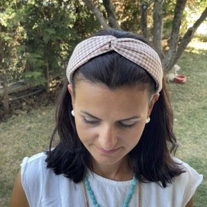 Pötikare Desenli Bandana Taç