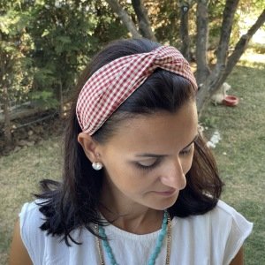 Pötikare Desenli Bandana Taç