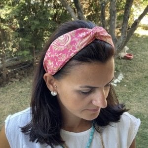 Sarmaşık Desenli Bandana Taç