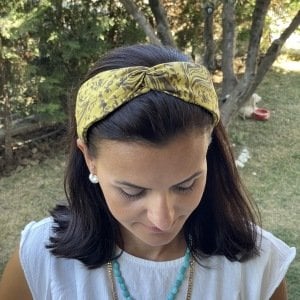 Sarmaşık Desenli Bandana Taç