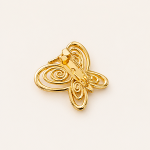 Gold Kelebek Broş
