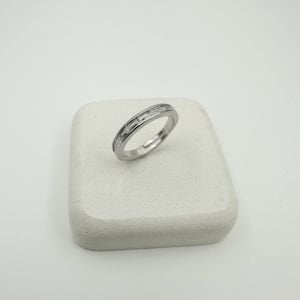 Özel Seri Taşlı İnce Yüzük -silver-