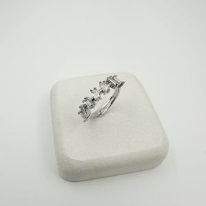 Özel Seri Taşlı Yüzük -silver-